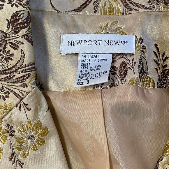 Amazing gold newport news blazer - Picture 8 of 8